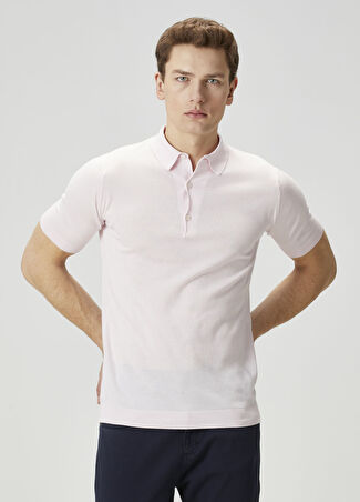 John Smedley Erkek Adrian Pembe Polo Triko S