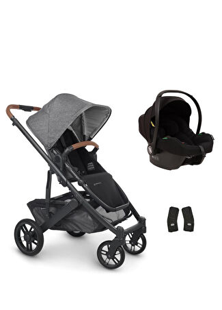 Uppababy Bebek Cruz V2 Cosmo Greyson Black Seyahat Sistem Arabası Gri -1