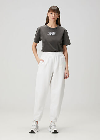T By Alexander Wang Kadın Essential Terry Classic Beyaz Eşofman Altı L