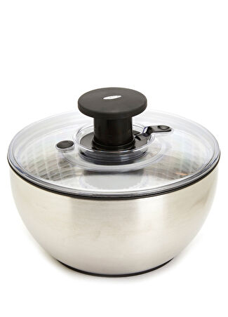 Oxo Gg Steel Çelik Salata Kurutucu Siyah -1