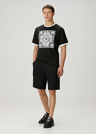 Dolce&gabbana Erkek Siyah Kargo Bermuda 48 It
