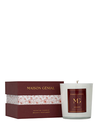 Maison Genial Luxury Sandal Wood Bordo Büyük Boy Mum 290g -1