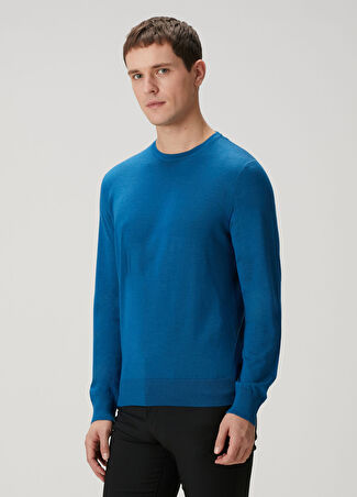 Zegna Erkek Mavi Triko 50 It