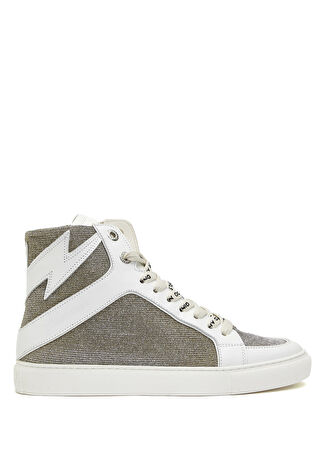 Zadig&voltaire Kadın Silver Simli Garnili Sneaker Gri 37