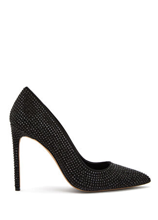 Network Kadın Siyah Deri Stiletto 38