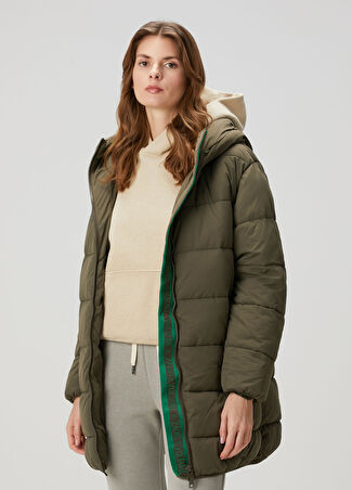 Zadig&voltaire Kadın Koyu Yeşil Kapüşonlu Mont Xs