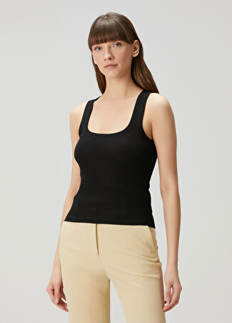 Jacquemus Kadın Gros Grain Siyah Atlet L -1