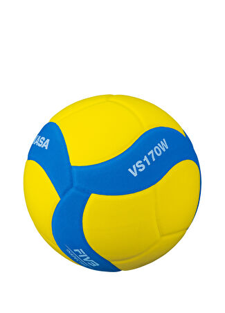 Mikasa Çocuk Vs170w-y-bl Sentetik Deri Fıvb Inspected Voleybol Topu 160-180 Gr 5 -1