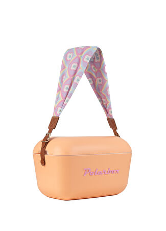 Polarbox Prinkstyle Retro Klasik Deri Kayışlı Sorbete Rose Soğuk Ve Sıcak Tutucu Termal Çanta 12 Lt Turuncu -1