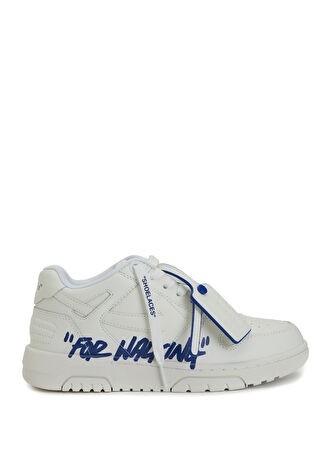 Off-white Erkek Out Of Office Beyaz Mavi Deri Sneaker 42 -1