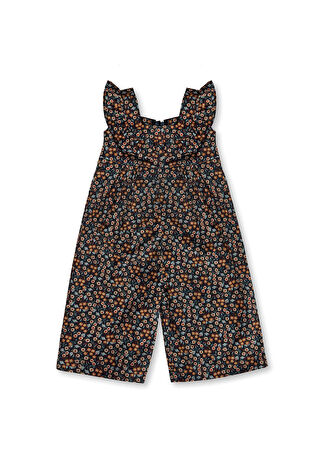 Minimom Kız Çocuk Jules Evie Rose Liberty London Kumaş Kolsuz Tulum 6 Yaş -1
