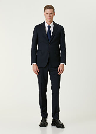 Collection Erkek Drop 7 Lacivert Yün Takım Elbise 60 -1