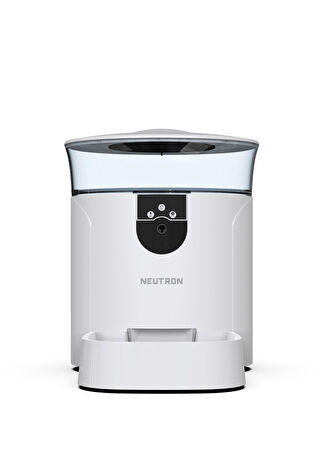 Neutron Kameralı Ve Sesli Wi-fi Destekli 7 Lt Akıllı Mama Kabı Beyaz -1