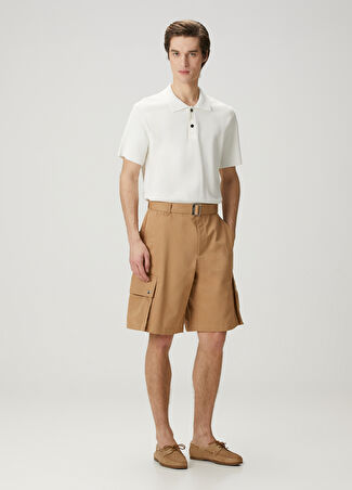 Jacquemus Erkek Taba Kargo Bermuda Turuncu 52 It -1