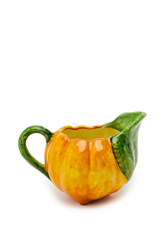 V.b.c La Ceramica Bal Kabağı Desenli Sosluk Turuncu -1