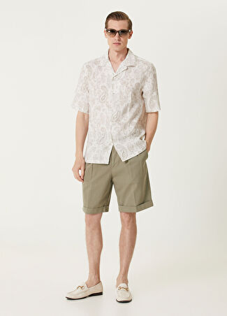 Brunello Cucinelli Erkek Haki Bermuda 52 It