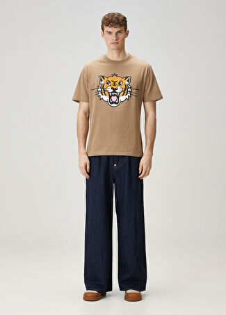 Kenzo Erkek Buggy Fit Mavi Jean Pantolon 34 It -1