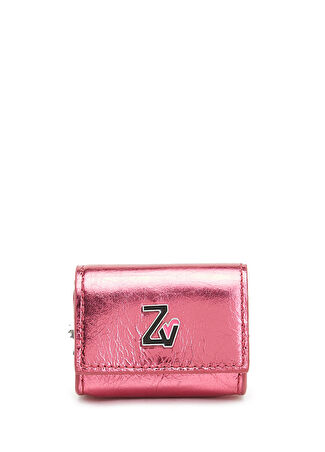 Zadig&voltaire Kadın Pembe Logolu Deri Cüzdan