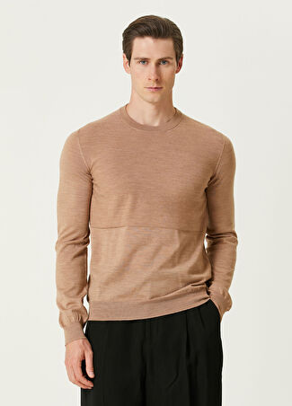Jil Sander Erkek Bej Yün Kazak 50 It