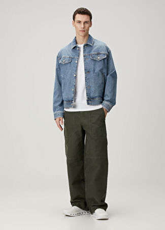 Loewe Erkek Haki Kargo Pantolon 46 It