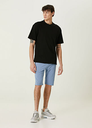 Balmain Erkek Organik Pamuk Bermuda Mavi M
