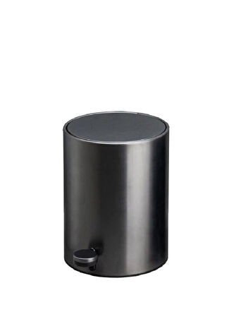 System Bathroom Accessories Füme Pedallı Banyo Çöp Kovası 3 Lt -1