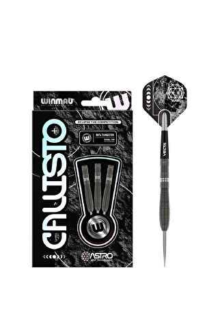 Winmau Callisto 2 %90 Tungsten Çelik Uçlu Dart Oku Gri 24 -1