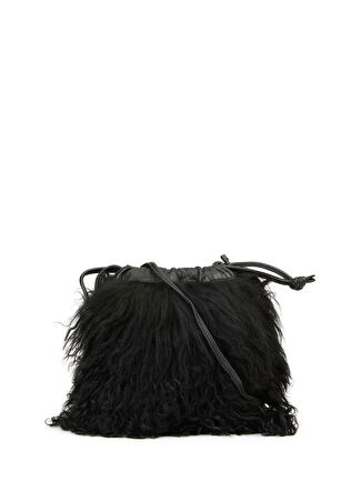 Zadig&voltaire Kadın Rock To Go Frenzy Siyah Deri Abiye Çanta