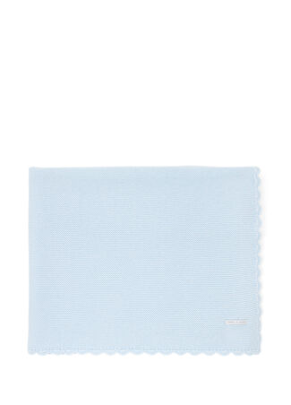 Jacadi Paris Bebek Pamuklu Mavi Battaniyesi 75x105 Cm -1