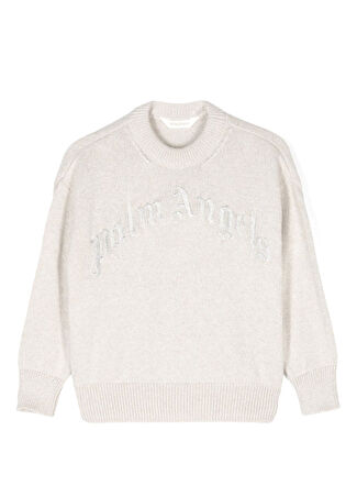 Palm Angels Kız Çocuk Silver Kazak Gri