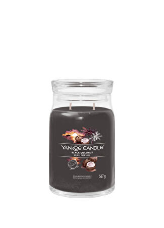 Yankee Candle Black Coconut Siyah Meyve Kokulu Mum 567 G -1