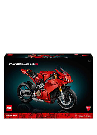 Lego Çocuk Technic Ducati Panigale V4 S Motosiklet Yapı Oyuncağı 42202 -1