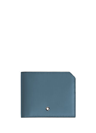 Montblanc Erkek Mavi Deri Cüzdan - 1