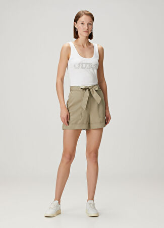 Guess Kadın New Nina Yeşil Şort Xs