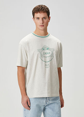 Drôle De Monsieur Erkek Cup Gri T-Shirt Xs