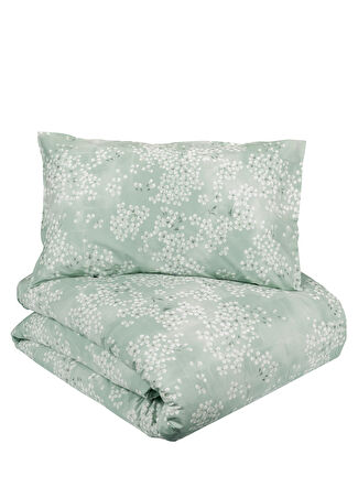 Fazzini Kimono Gri Yeşil Nevresim Takımı -1