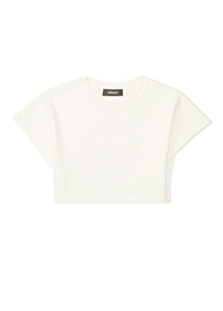 Versace Kız Çocuk Beyaz Sweatshirt