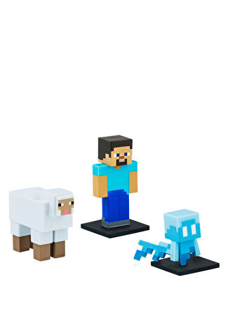 Minecraft Çocuk Toppeez Model:5 3d 3'lü Figür Oyuncak Seti -1