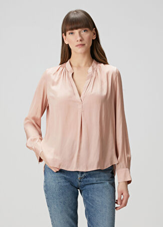 Zadig&voltaire Kadın Tink Pembe Saten Gömlek M