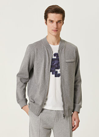 Pal Zileri Erkek Sweatshirt Gri 50 It