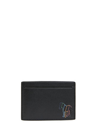 Ps By Paul Smith Erkek Siyah Deri Kartlık -1