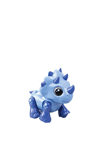 Silverlit Çocuk Dino Heads Up Triceratops Robot Mavi -1