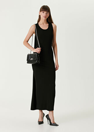 Balenciaga Kadın Siyah Maksi Abiye Elbise 38 It