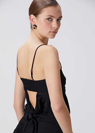 Network Kadın Siyah Crop Bluz Xs