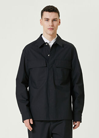Jil Sander Erkek Lacivert Gömlek 48 It