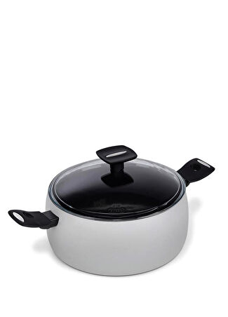 Moneta Mammola Induction Kapaklı Derin Cere 24 Cm Siyah -1