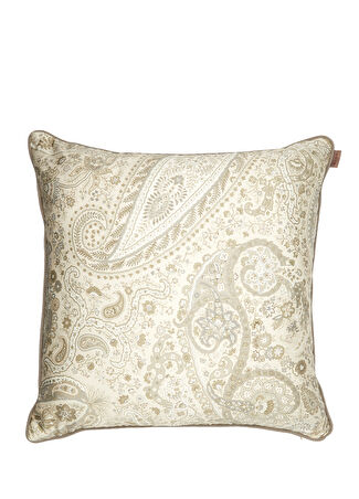 Etro Home Bej 55x55 Cm Dekoratif Yastık -1