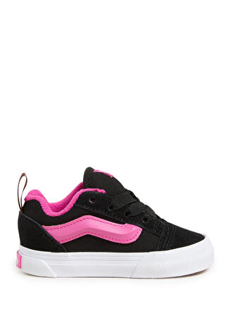Vans Çocuk Knu Skool Elastic Deri Sneaker Siyah 24 -1