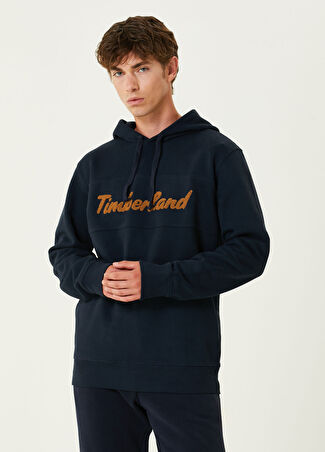 Timberland Erkek Regular Fit Kapüşonlu Logolu Sweatshirt Yeşil S