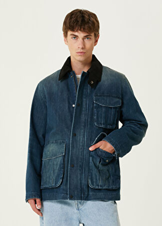 Closed Erkek Koyu Mavi Denim Ceket Lacivert S